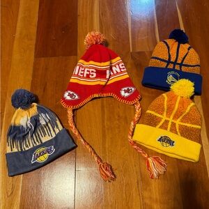 Bundle of boys winter hats